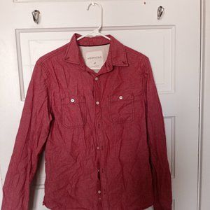 Red Aero Button up Small